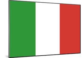 Italy Flag Art Print Poster-null-Mounted Poster