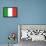 Italy Flag Art Print Poster-null-Framed Poster displayed on a wall