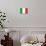 Italy Flag Art Print Poster-null-Stretched Canvas displayed on a wall