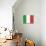 Italy Flag Art Print Poster-null-Stretched Canvas displayed on a wall