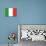 Italy Flag Art Print Poster-null-Poster displayed on a wall