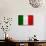 Italy Flag Design with Wood Patterning - Flags of the World Series-Philippe Hugonnard-Art Print displayed on a wall