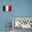 Italy Flag Design with Wood Patterning - Flags of the World Series-Philippe Hugonnard-Stretched Canvas displayed on a wall