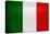 Italy Flag Design with Wood Patterning - Flags of the World Series-Philippe Hugonnard-Stretched Canvas