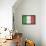 Italy Flag Distressed Art Print Poster-null-Framed Poster displayed on a wall