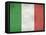 Italy Flag Distressed Art Print Poster-null-Framed Stretched Canvas