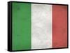 Italy Flag Distressed Art Print Poster-null-Framed Stretched Canvas