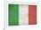 Italy Flag Distressed-null-Framed Art Print