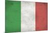 Italy Flag Distressed-null-Mounted Art Print