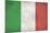 Italy Flag Distressed-null-Mounted Art Print