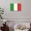 Italy Flag-null-Art Print displayed on a wall