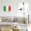 Italy Flag-null-Art Print displayed on a wall