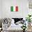 Italy Flag-null-Art Print displayed on a wall