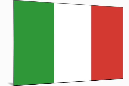 Italy Flag-null-Mounted Art Print