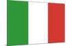 Italy Flag-null-Mounted Art Print