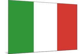 Italy Flag-null-Mounted Art Print