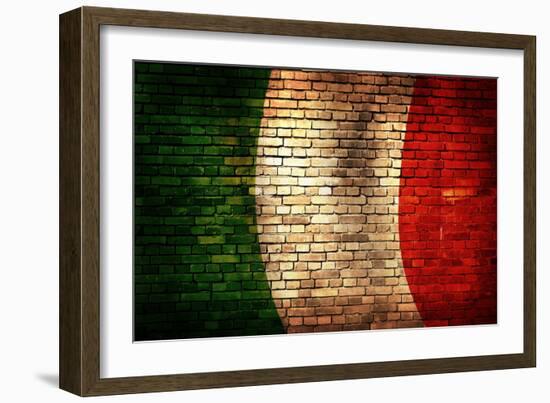 Italy Flag-kwasny221-Framed Art Print