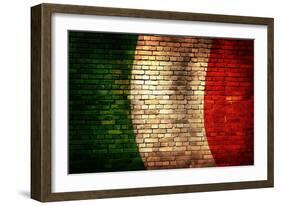 Italy Flag-kwasny221-Framed Art Print