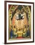 Italy, Florence, Basilica of Holy Cross, Bandini Baroncelli Chapel, Coronation of Virgin-Giotto di Bondone-Framed Giclee Print
