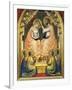 Italy, Florence, Basilica of Holy Cross, Bandini Baroncelli Chapel, Coronation of Virgin-Giotto di Bondone-Framed Giclee Print