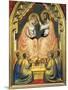 Italy, Florence, Basilica of Holy Cross, Bandini Baroncelli Chapel, Coronation of Virgin-Giotto di Bondone-Mounted Giclee Print