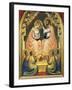 Italy, Florence, Basilica of Holy Cross, Bandini Baroncelli Chapel, Coronation of Virgin-Giotto di Bondone-Framed Giclee Print