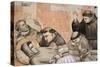 Italy, Florence, Basilica of Holy Cross, Bardi Chapel, Death of St Francis-Giotto di Bondone-Stretched Canvas