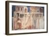 Italy, Florence, Basilica of Holy Cross, Peruzzi Chapel, Stories of John Evangelist: Kidnapping-Giotto di Bondone-Framed Giclee Print