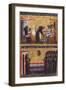 Italy, Florence, Basilica of Santa Croce, Bardi Chapel, Washing of Feet and Foundation of Monastery-Coppo di Marcovaldo-Framed Giclee Print