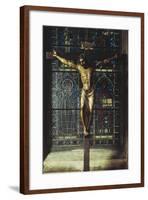 Italy, Florence, Church of Santa Croce, Crucifix, 1406-1408-null-Framed Giclee Print