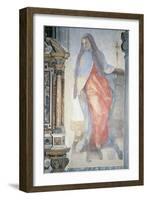 Italy, Florence, Church of Santa Felicita, Capponi Chapel, Annunciation-Giacomo Carucci-Framed Giclee Print