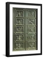 Italy, Florence, Church of Santa Maria Del Fiore, Door of Sacristy of Masses-Luca Della Robbia-Framed Giclee Print