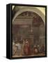 Italy, Florence, Cloister of Votes, Basilica of Most Holy Annunciation, Birth of Virgin, 1514-Andrea del Sarto-Framed Stretched Canvas