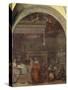 Italy, Florence, Cloister of Votes, Basilica of Most Holy Annunciation, Birth of Virgin, 1514-Andrea del Sarto-Stretched Canvas