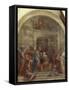 Italy, Florence, Cloister of Votes, Basilica of Most Holy Annunciation, Visitation, 1516-Giacomo Carucci-Framed Stretched Canvas