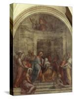 Italy, Florence, Cloister of Votes, Basilica of Most Holy Annunciation, Visitation, 1516-Giacomo Carucci-Stretched Canvas