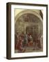 Italy, Florence, Cloister of Votes, Basilica of Most Holy Annunciation, Visitation, 1516-Giacomo Carucci-Framed Giclee Print