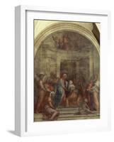 Italy, Florence, Cloister of Votes, Basilica of Most Holy Annunciation, Visitation, 1516-Giacomo Carucci-Framed Giclee Print