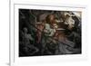 Italy. Florence. Dome of Brunelleschi. Last Judgement, by Giorgio Vasari and Zuccari-Giorgio Vasari-Framed Giclee Print