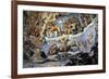 Italy. Florence. Dome of Brunelleschi. Last Judgement, by Giorgio Vasari and Zuccari-Giorgio Vasari-Framed Giclee Print