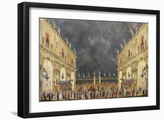 Italy, Florence, Festival at Cascine in Honor of Ferdinand III of Lorraine-null-Framed Giclee Print