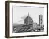 Italy, Florence. Infrared image of Santa Maria del Fiore on a sunny day.-Terry Eggers-Framed Photographic Print