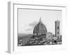 Italy, Florence. Infrared image of Santa Maria del Fiore on a sunny day.-Terry Eggers-Framed Photographic Print