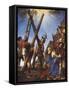 Italy, Florence, Painting of Saint Andrew before the Cross-null-Framed Stretched Canvas