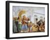 Italy, Florence, Palazzo Pitti, David Accompanies Transportation of Ark of Covenant, 1816-Luigi Ademollo-Framed Giclee Print