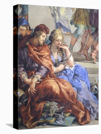 Italy, Florence, Palazzo Pitti, Stove Room in Palatine Gallery-Pietro da Cortona-Stretched Canvas