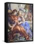 Italy, Florence, Palazzo Pitti, Stove Room in Palatine Gallery-Pietro da Cortona-Framed Stretched Canvas