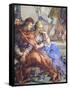 Italy, Florence, Palazzo Pitti, Stove Room in Palatine Gallery-Pietro da Cortona-Framed Stretched Canvas