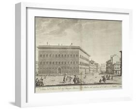 Italy, Florence, Palazzo Strozzi-null-Framed Giclee Print