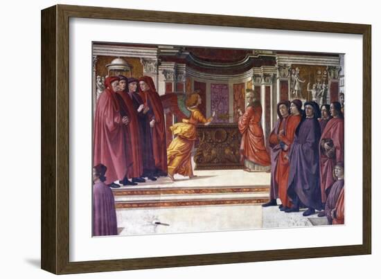 Italy, Florence, Santa Maria Novella, Main Chapel or Tornabuoni Chapel-Domenico Ghirlandaio-Framed Giclee Print